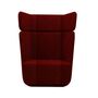 Softline A/S Softline Basket Sessel mit hohem Rücken Felt Melange - 297 Dark Red