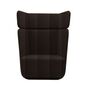 Softline A/S Softline Basket Sessel mit hohem Rücken Felt Melange - 300 Dark Brown