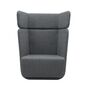 Softline A/S Softline Basket Sessel mit hohem Rücken Felt Melange - 612 Light Grey