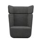 Softline A/S Softline Basket Sessel mit hohem Rücken Felt Melange - 620 Stone Grey