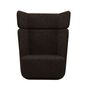 Softline A/S Softline Basket Sessel mit hohem Rücken Felt Melange - 635 Brown