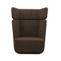 Softline A/S Softline Basket Sessel mit hohem Rücken Felt Melange - 849 Light Brown