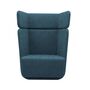 Softline A/S Softline Basket Sessel mit hohem Rücken Felt Melange - 858 Sky Blue