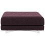 Softline A/S Softline Max Hocker/Einzelbett Felt Melange - 640 Purple, Weiss / Weiss