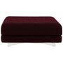 Softline A/S Softline Max Hocker/Einzelbett Felt Melange - 651 Eggplant, Weiss / Weiss