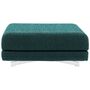 Softline A/S Softline Max Hocker/Einzelbett Felt Melange - 652 Turquoise, Weiss / Weiss
