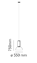 Flos Noctambule Suspension 1 Low Cylinder and Bowl