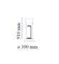 Flos Noctambule Floor 1 High Cylinders Cone Small Base