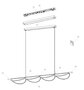 Flos Almendra Linear S4 Pendelleuchte