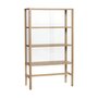 Huebsch Vitrine, Natur, Eiche/Glas