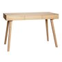 Huebsch Schreibtisch mit 3 Schubladen, Eiche, natur