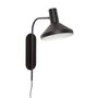 Huebsch Wandlampe Metall schwarz