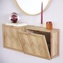 Huebsch Schuhschrank Eiche Fsc Natur 22X50Xh40Cm