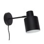 Huebsch Wandlampe Schwarz 29X12Xh17Cm