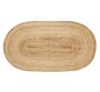 Hübsch Sage Teppich Oval Naturfarben