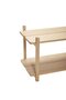 Huebsch Regal M/2 Fächer Eiche Fsc