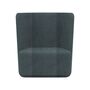 Softline A/S Softline Basket Sessel mit niedrigem Rücken Felt Melange - 292 Light Grey
