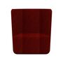 Softline A/S Softline Basket Sessel mit niedrigem Rücken Felt Melange - 297 Dark Red