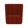 Softline A/S Softline Basket Sessel mit niedrigem Rücken Felt Melange - 298 Red