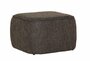 Huebsch Cube Pouf - Dark Brown