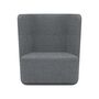 Softline A/S Softline Basket Sessel mit niedrigem Rücken Felt Melange - 612 Light Grey