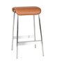 Huebsch Avenue Bar Stool Nickel/Brown