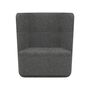 Softline A/S Softline Basket Sessel mit niedrigem Rücken Felt Melange - 620 Stone Grey