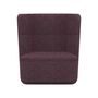 Softline A/S Softline Basket Sessel mit niedrigem Rücken Felt Melange - 640 Purple