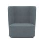 Softline A/S Softline Basket Sessel mit niedrigem Rücken Felt Melange - 641 Light Blue