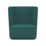 Softline A/S Softline Basket Sessel mit niedrigem Rücken Felt Melange - 652 Turquoise