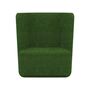 Softline A/S Softline Basket Sessel mit niedrigem Rücken Felt Melange - 848 Green