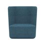 Softline A/S Softline Basket Sessel mit niedrigem Rücken Felt Melange - 858 Sky Blue