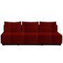 Softline A/S Softline Nevada 3-P Schlafsofa Felt Melange - 297 Dark Red
