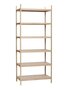 Huebsch Library Shelf Unit Large Natural