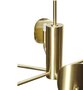 Huebsch Pomp Chandelier Brass