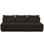 Softline A/S Softline Nevada 3-P Schlafsofa Felt Melange - 635 Brown
