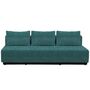 Softline A/S Softline Nevada 3-P Schlafsofa Felt Melange - 652 Turquoise