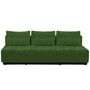 Softline A/S Softline Nevada 3-P Schlafsofa Felt Melange - 848 Green
