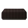 Softline A/S Softline Nevada Hocker / Ottomane Felt Melange - 300 Dark Brown