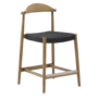 Kave Home Kave Home NINA Outdoor Barhocker Natur / Schwarz