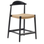Kave Home Kave Home NINA Outdoor Barhocker Schwarz / Beige