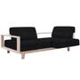 Softline A/S Softline Wood Schlafsofa / Sofa Felt Melange - 610 Anthracite