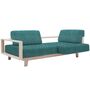 Softline A/S Softline Wood Schlafsofa / Sofa Felt Melange - 652 Turquoise