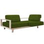 Softline A/S Softline Wood Schlafsofa / Sofa Felt Melange - 855 Olive