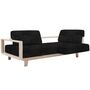 Softline A/S Softline Wood Schlafsofa / Sofa Griffon - 507 Anthracite