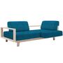 Softline A/S Softline Wood Schlafsofa / Sofa Felt Melange - 582 Blue