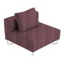 Softline A/S Softline Lotus Sofa Mittelmodul Felt Melange - 299 Antique Pink