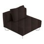 Softline A/S Softline Lotus Sofa Mittelmodul Felt Melange - 300 Dark Brown