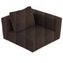 Softline A/S Softline Lotus Sofa Eckmodul Felt Melange - 300 Dark Brown