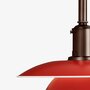 Louis Poulsen PH 3½-3 Pendelleuchte - Rot
